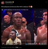 X user @DramaAlert shared the YouTube streamer's clip (Image via X)